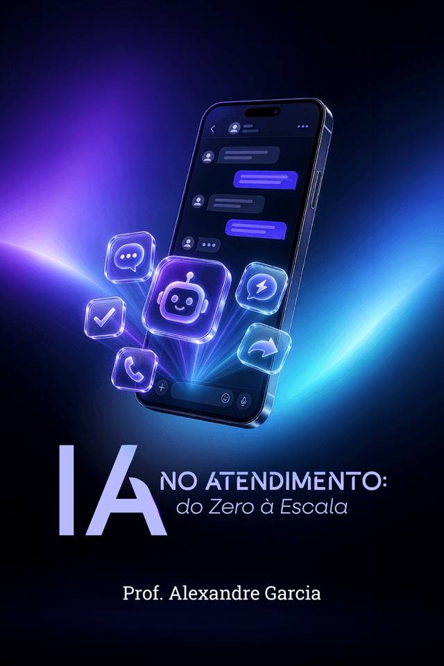 Capa do curso IA no Atendimento: do Zero à Escala