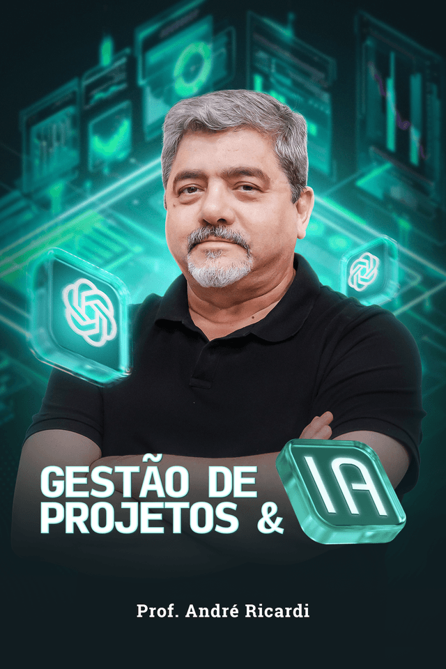 Capa do curso Gestão de Projetos e Inteligência Artificial